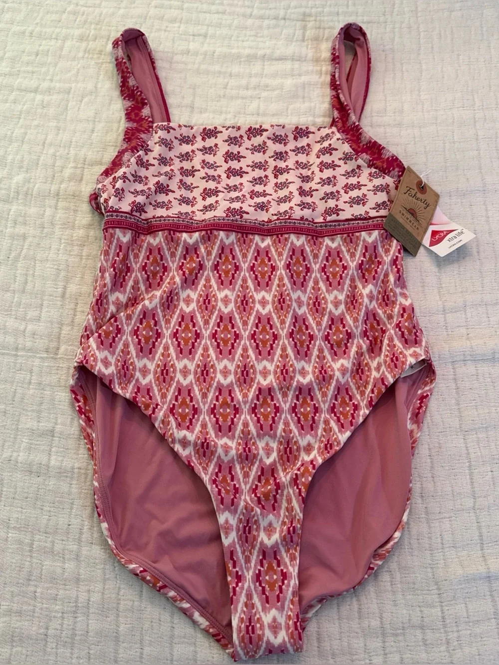 NWT Faherty Gracie One Piece Bathing Suit Size Medium Retail $148